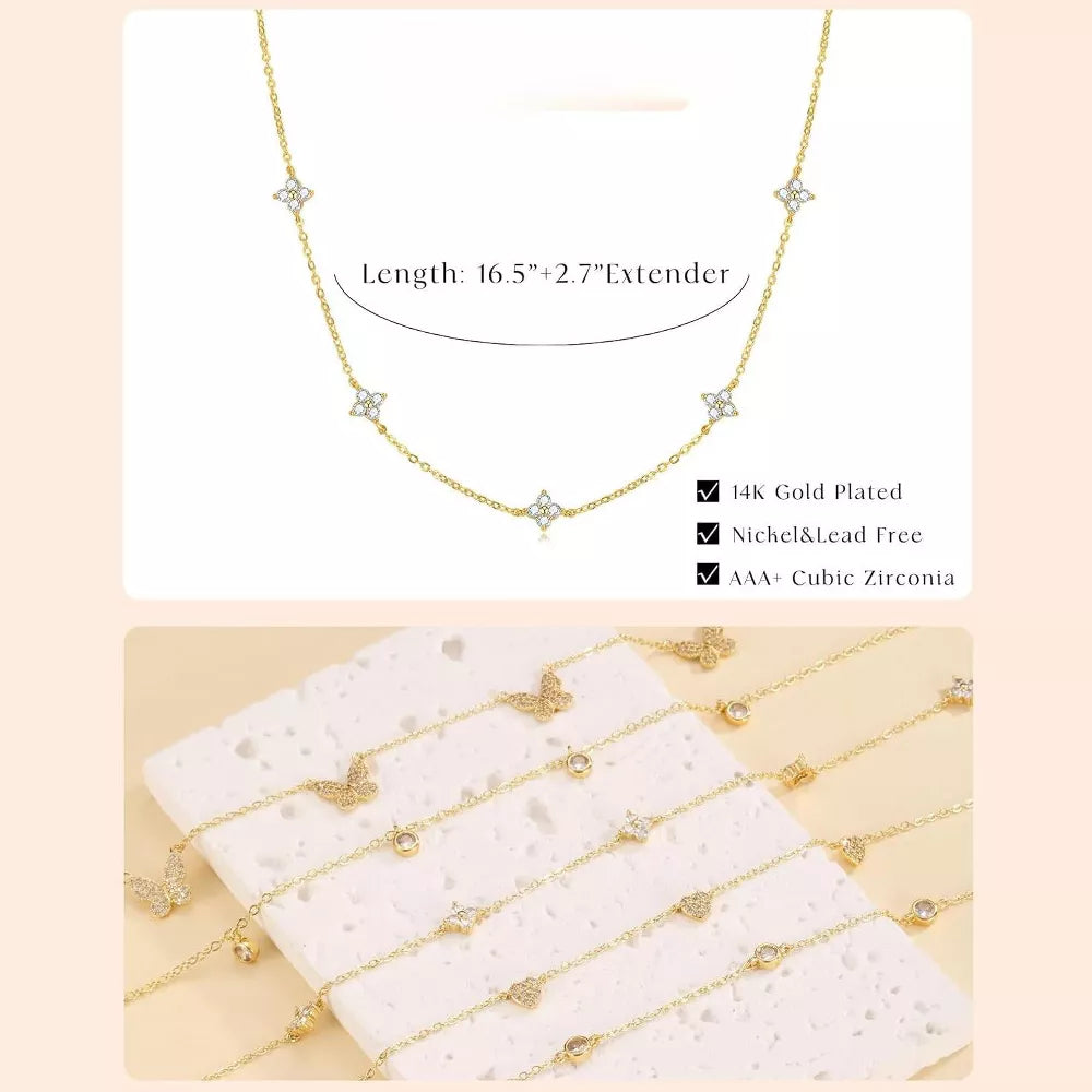 5 CLOVER NECKLACE