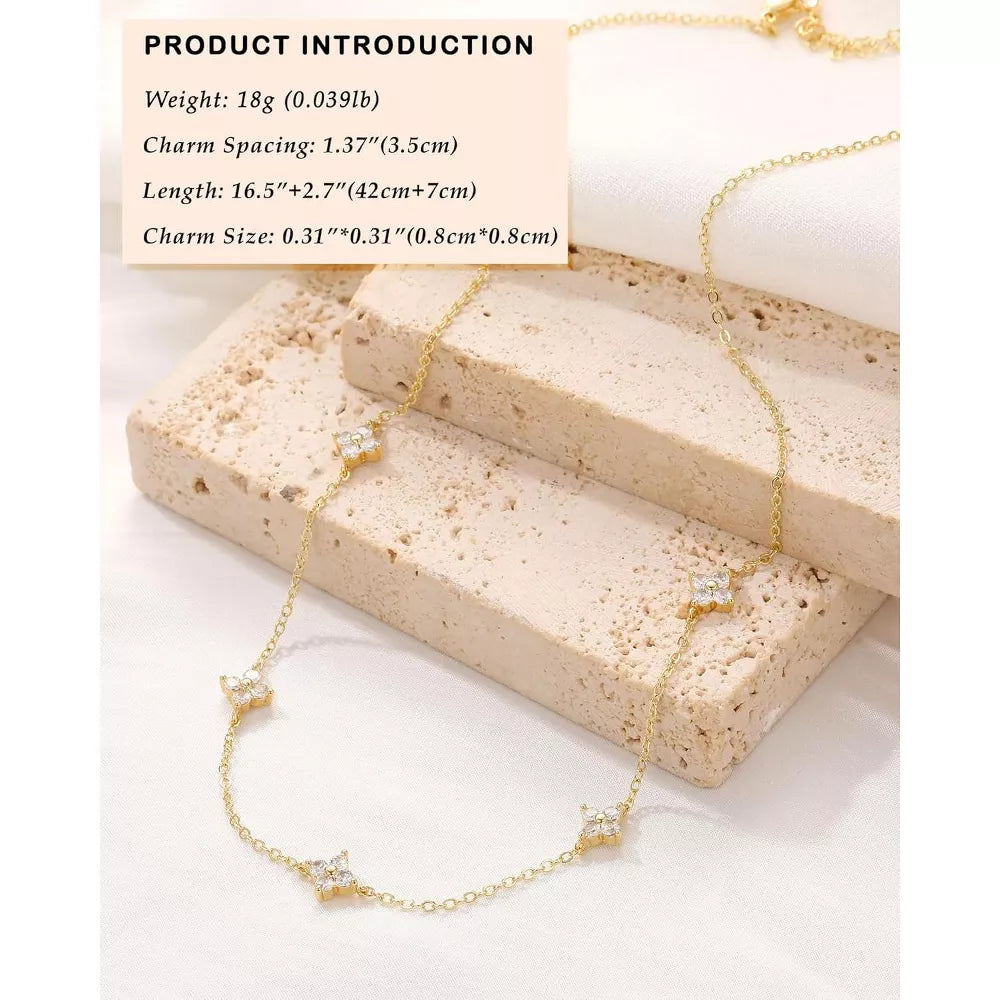 5 CLOVER NECKLACE