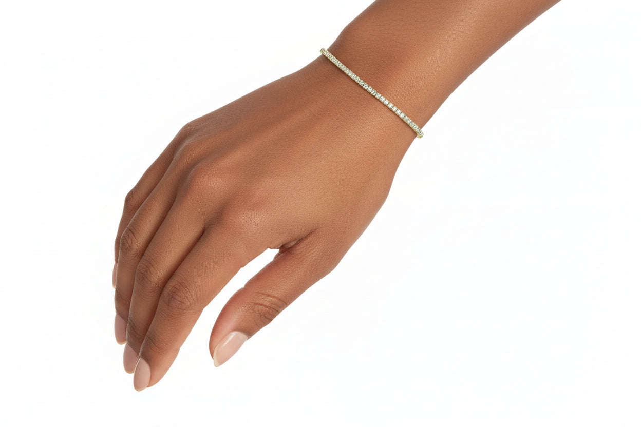 Tennis Bracelet in Sterling Silver