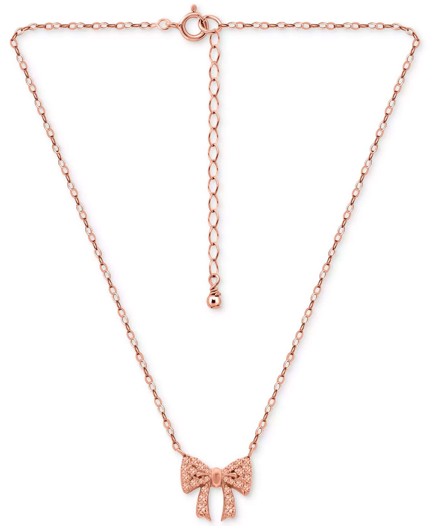 Bow Pendant Necklace