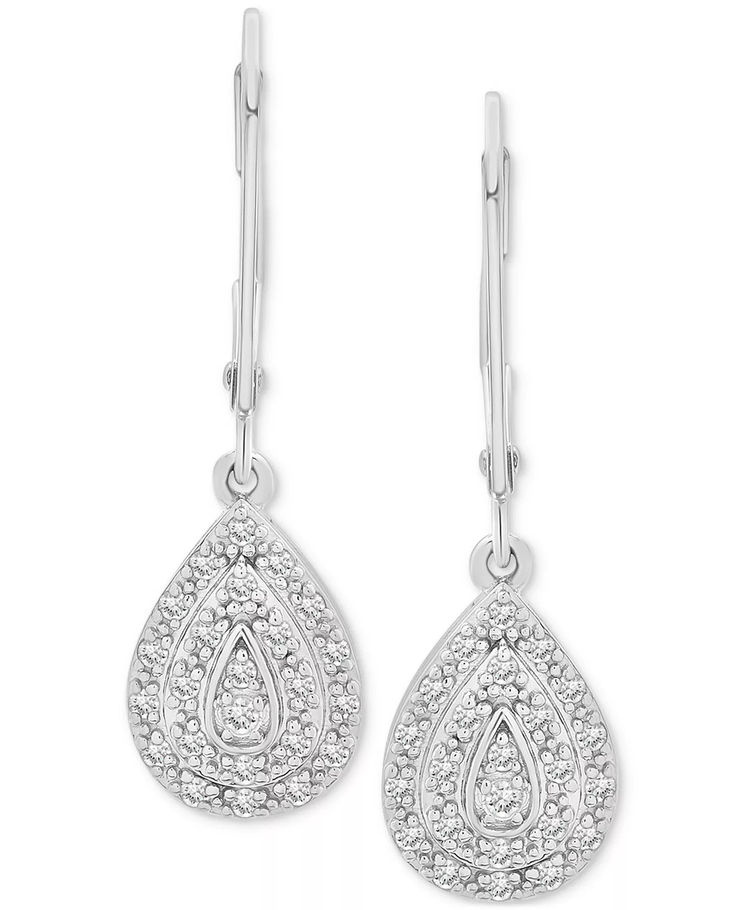 Glistening teardrops 1/4 CARAT Diamond