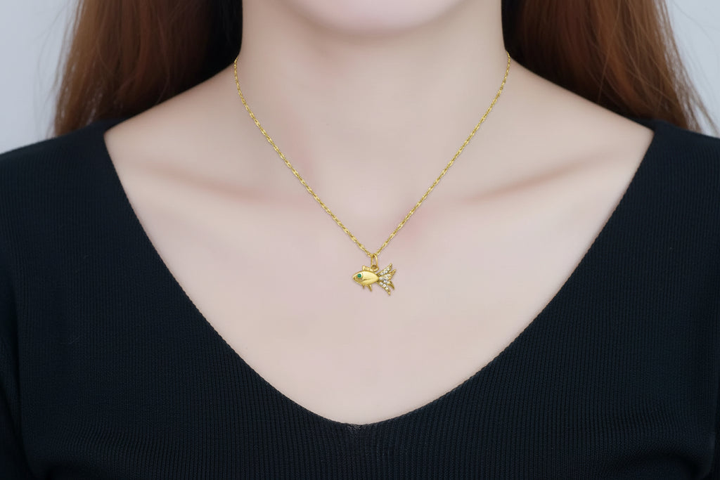 Fish Pendant Necklace