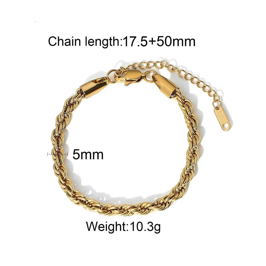 Multi Chain NY Bracelet Set