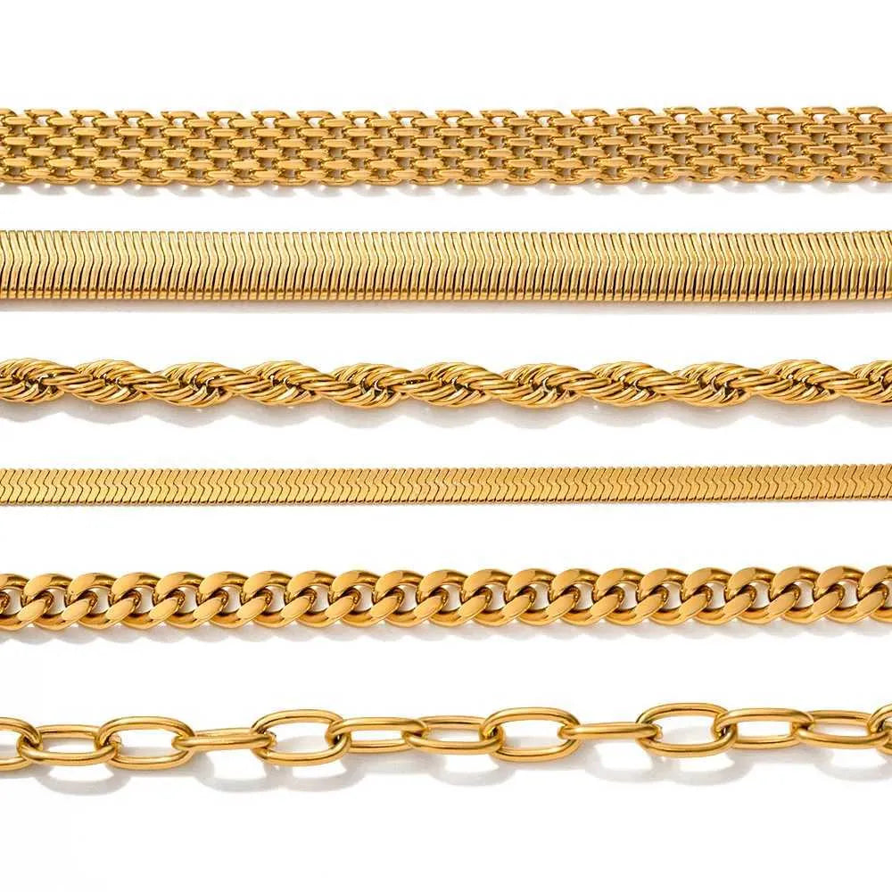 Multi Chain NY Bracelet Set