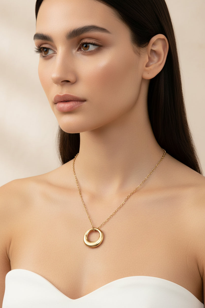 Open Circle Necklace