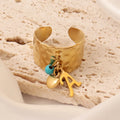 The 'A' Adjustable Letter Ring