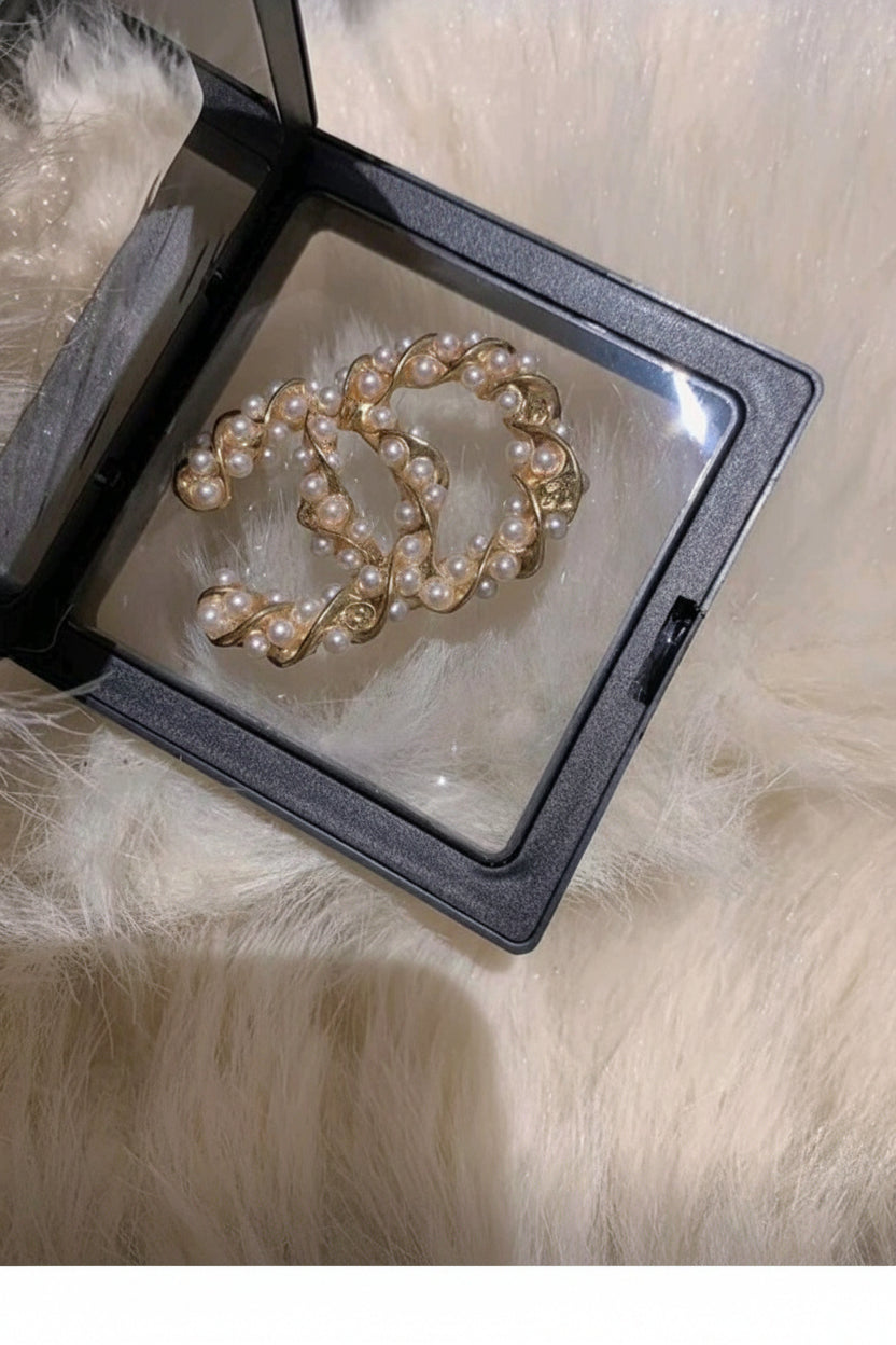 Fake Pearl Brooches