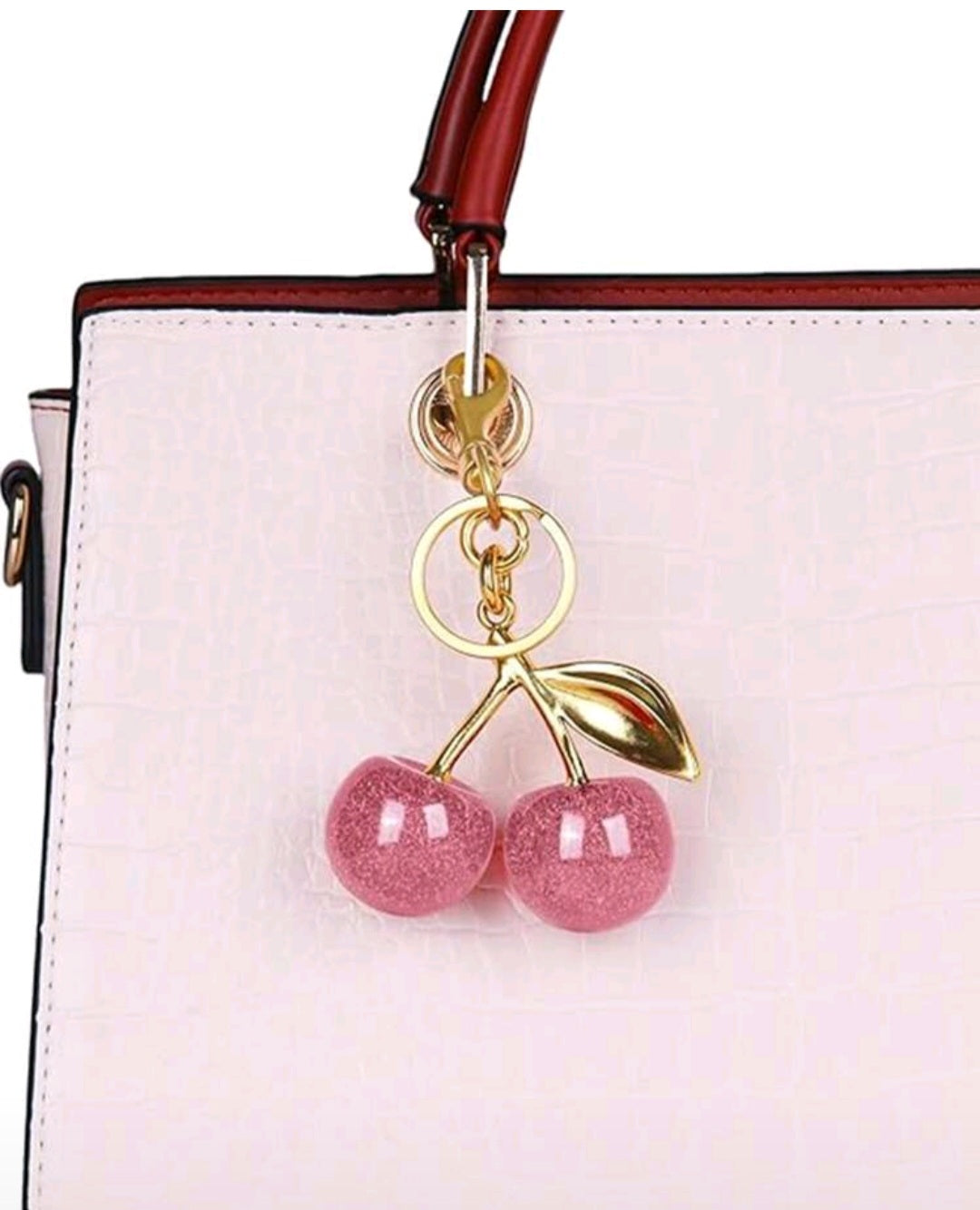 Bag Charm / Keychain cherry