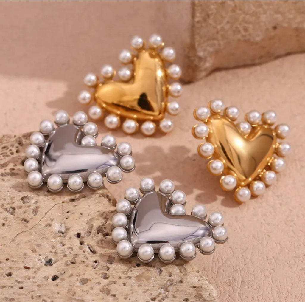 Geometric Love Statement Earrings