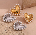 Geometric Love Statement Earrings