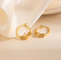 Round Bead Punk Earrings
