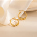 Beaded Hoop Earrings