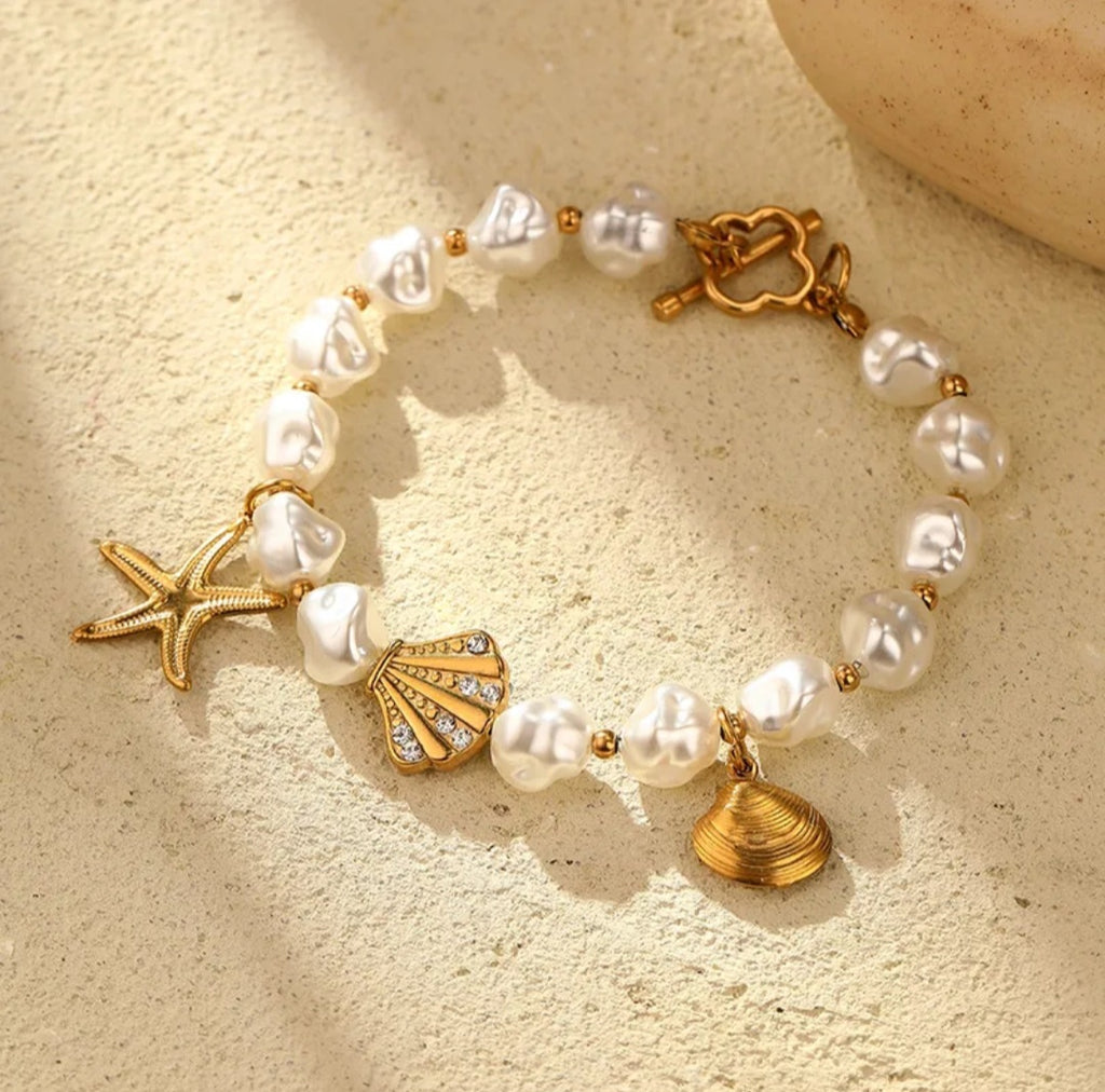 Gold Beaded Bracelets