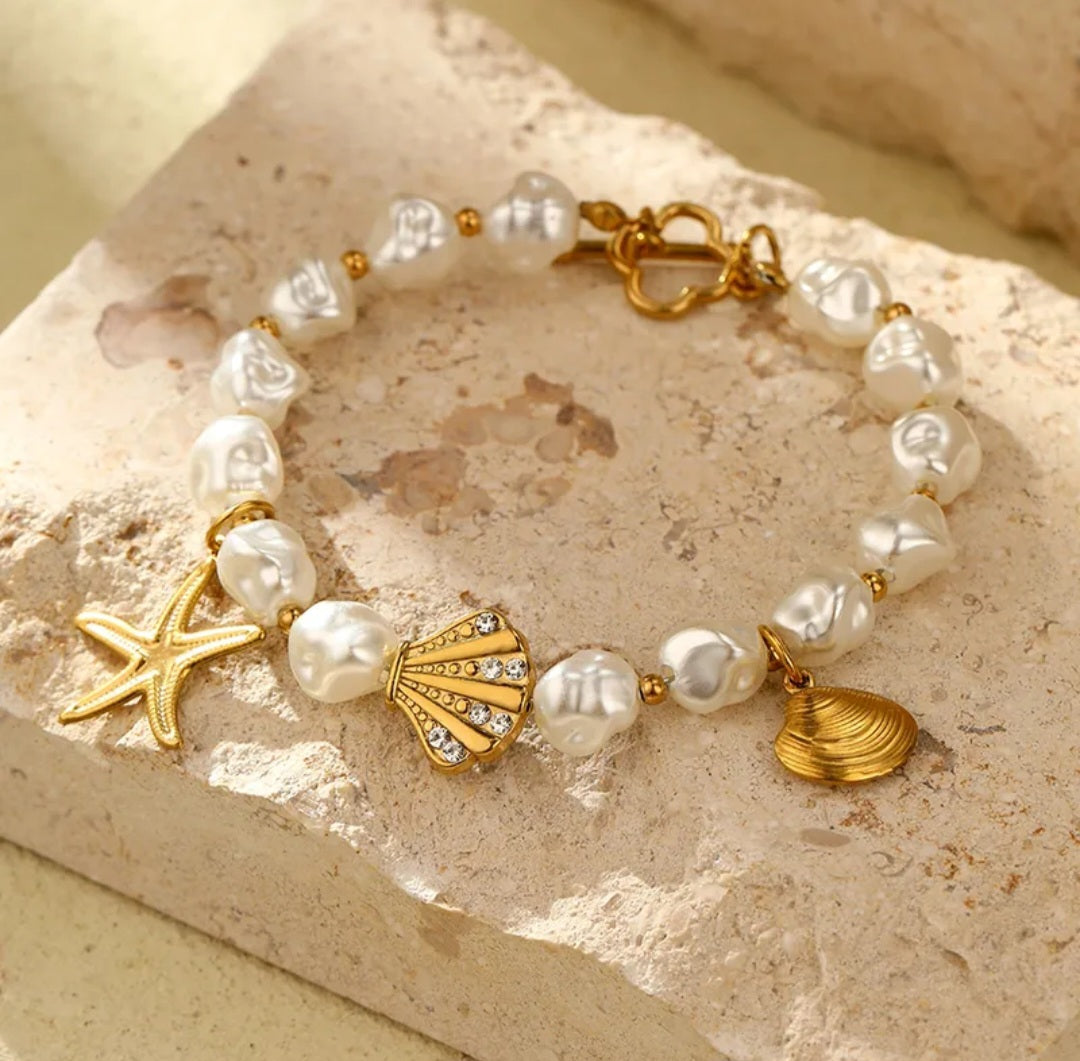 Gold Beaded Bracelets