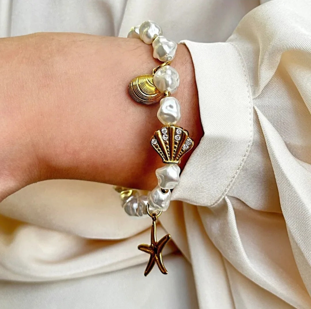 Gold Beaded Bracelets