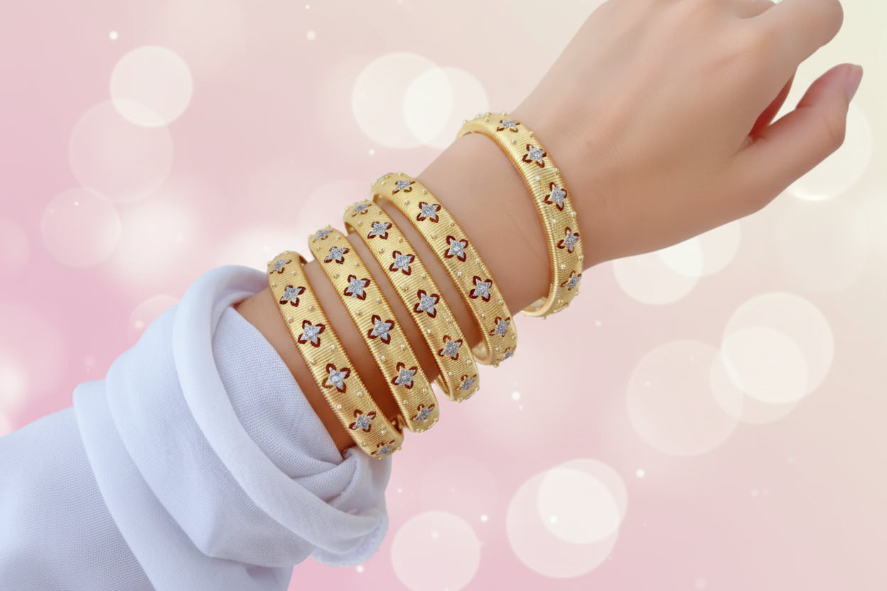 Many Flowers Cuff