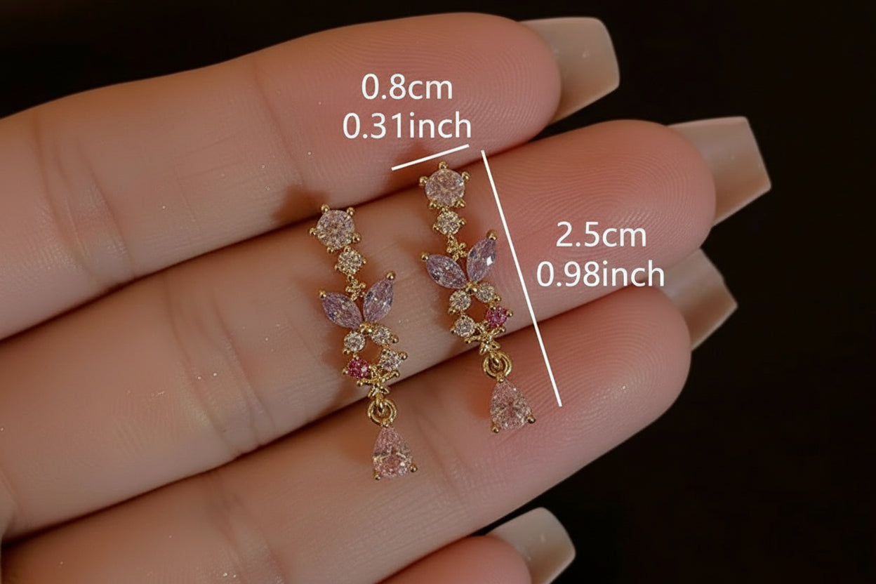 Mini dangle Flora Earrings