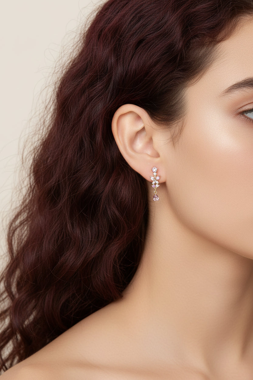 Mini dangle Flora Earrings