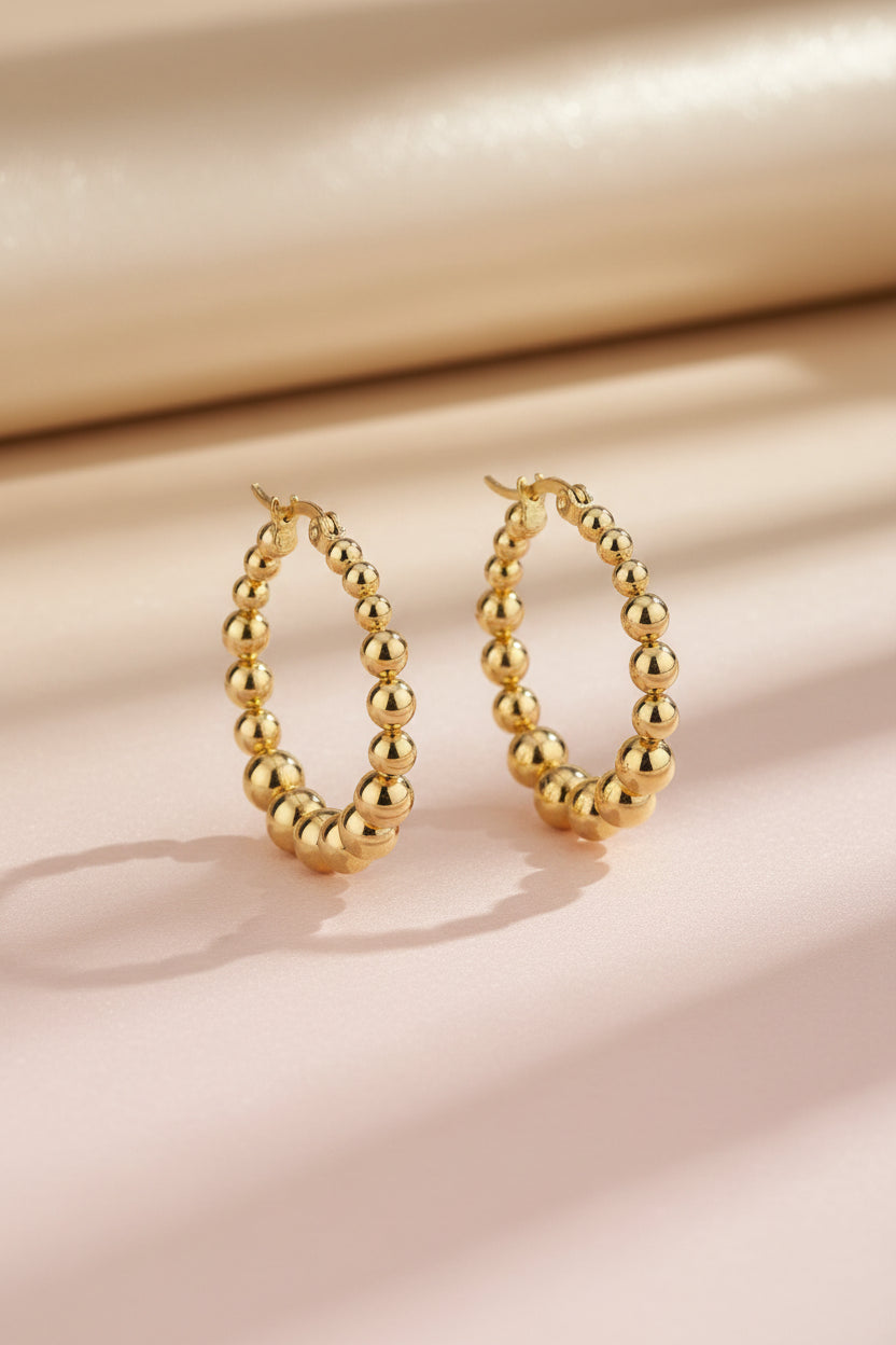 Round Balls Earrings