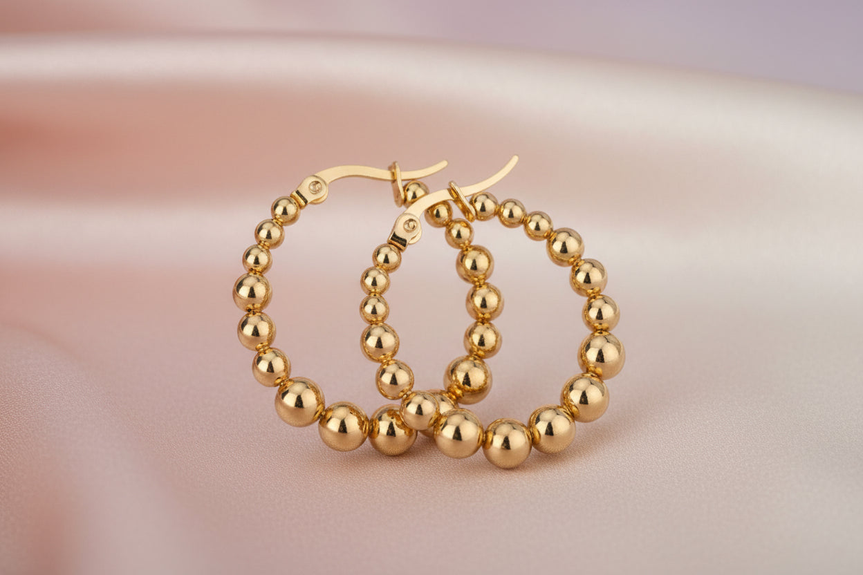 Round Balls Earrings
