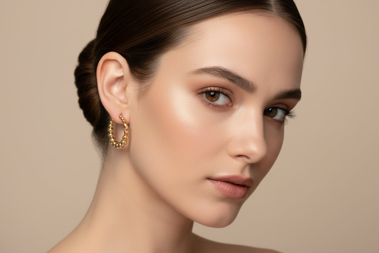 Round Balls Earrings