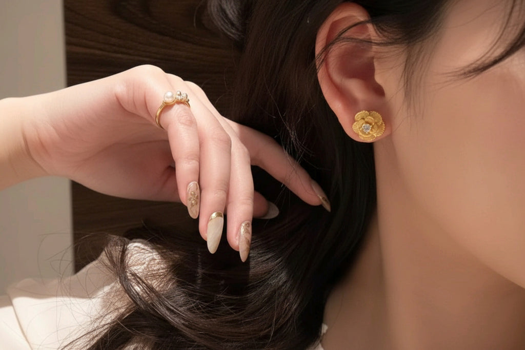 Camellia Earrings