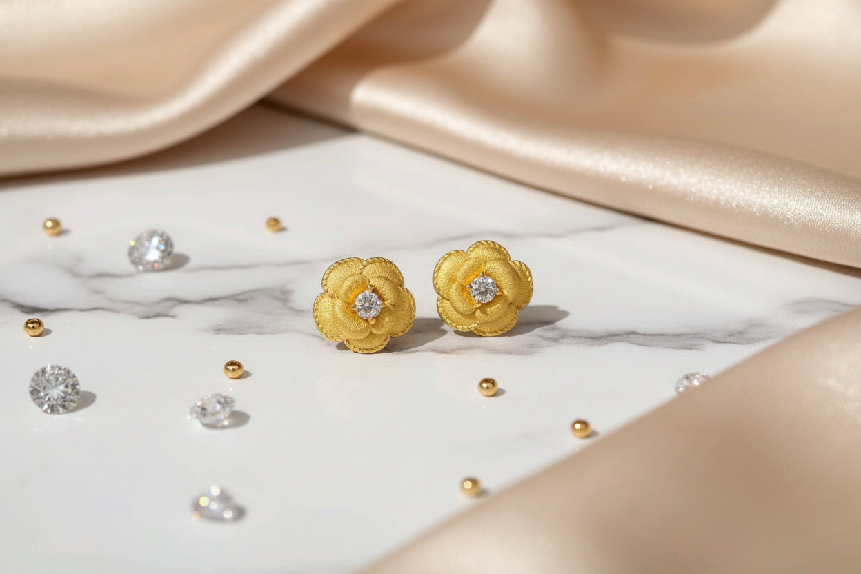 Camellia Earrings