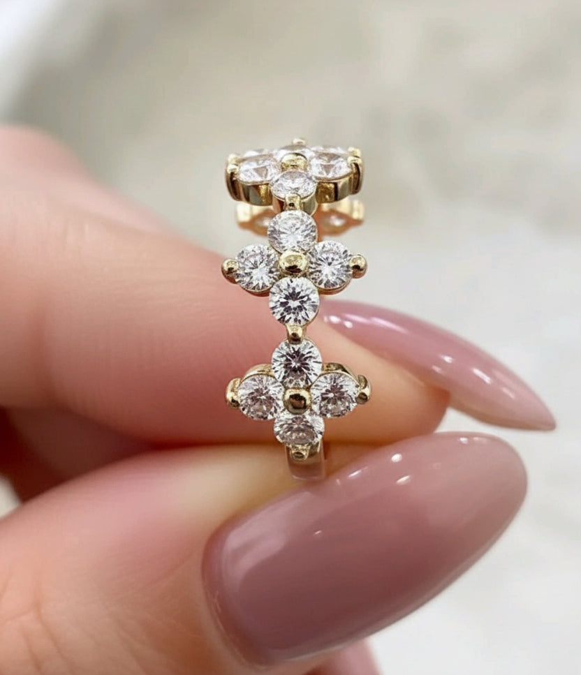 Floral Cluster Ring