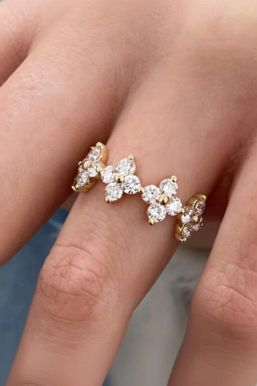 Floral Cluster Ring