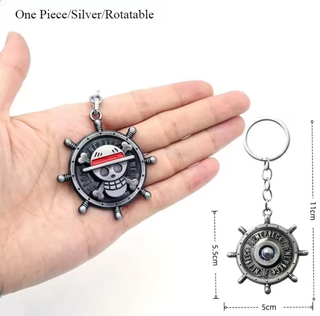 Insipred One Piece keychain Anime Keychain Accessories - Creative Japanese Anime Key Ring Car Key
