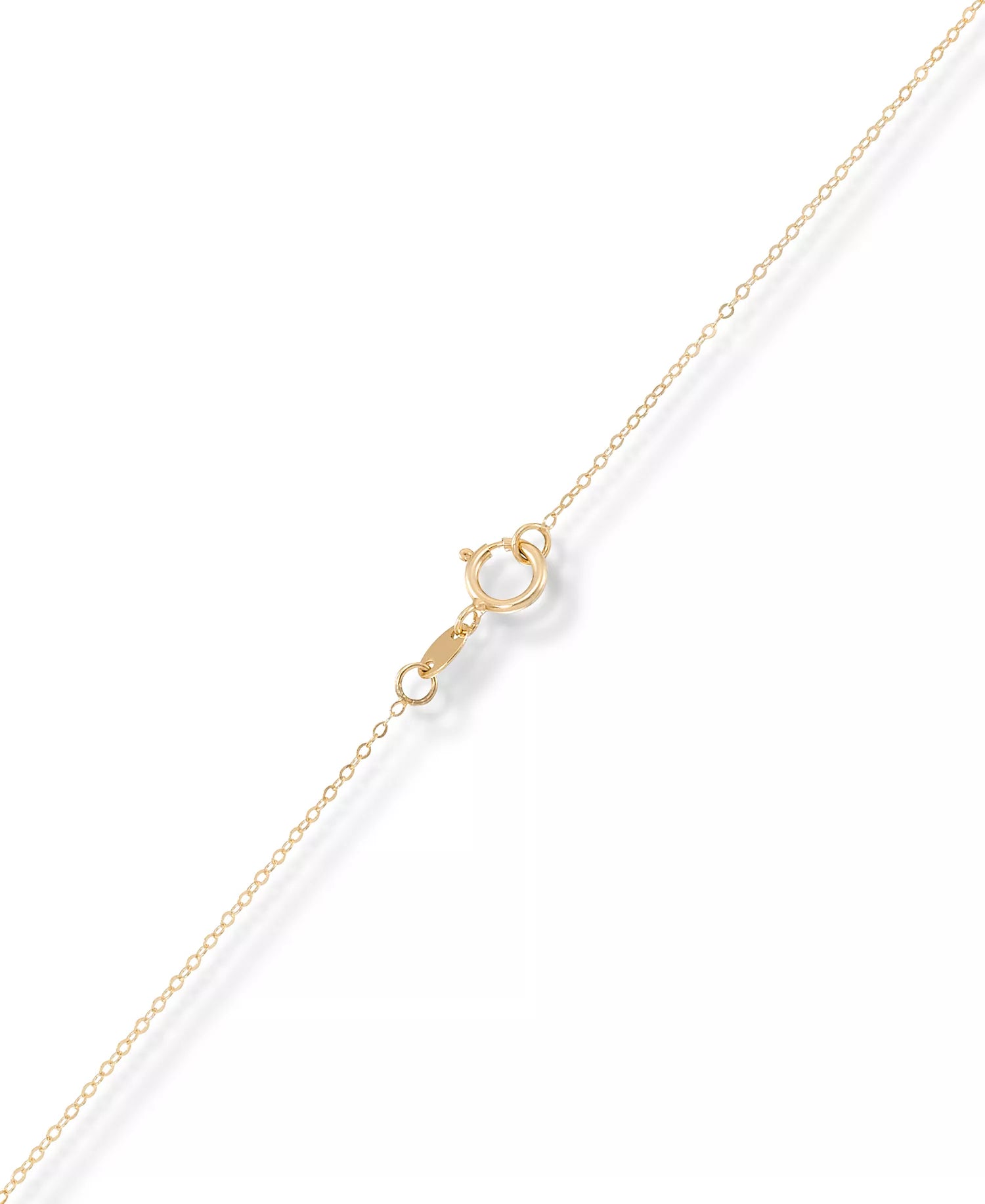 Sunbeam & Polished Reversible Bead Frame Clover 18" Pendant Necklace in 10k Gold