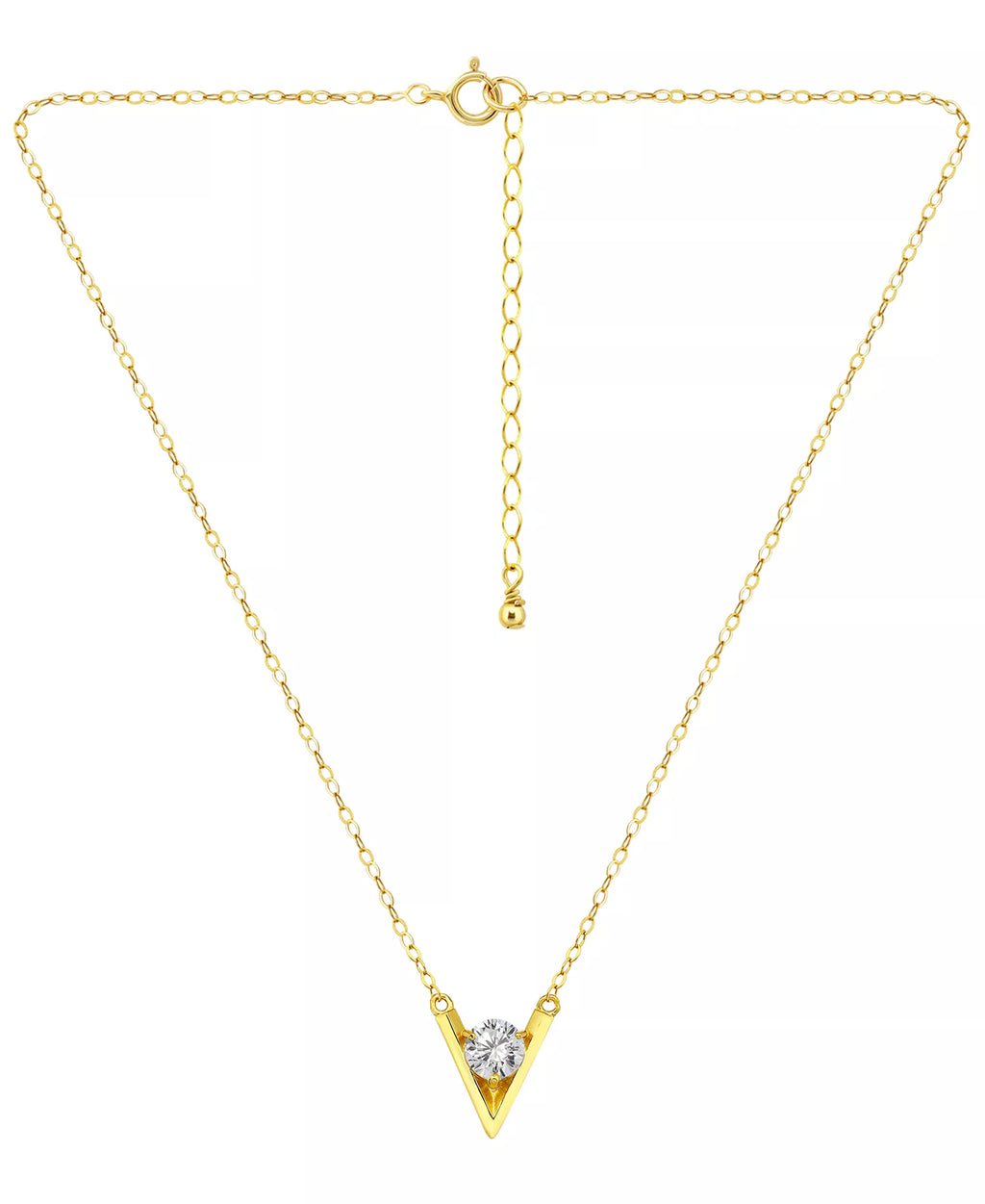 V-Cast Pendant Necklace