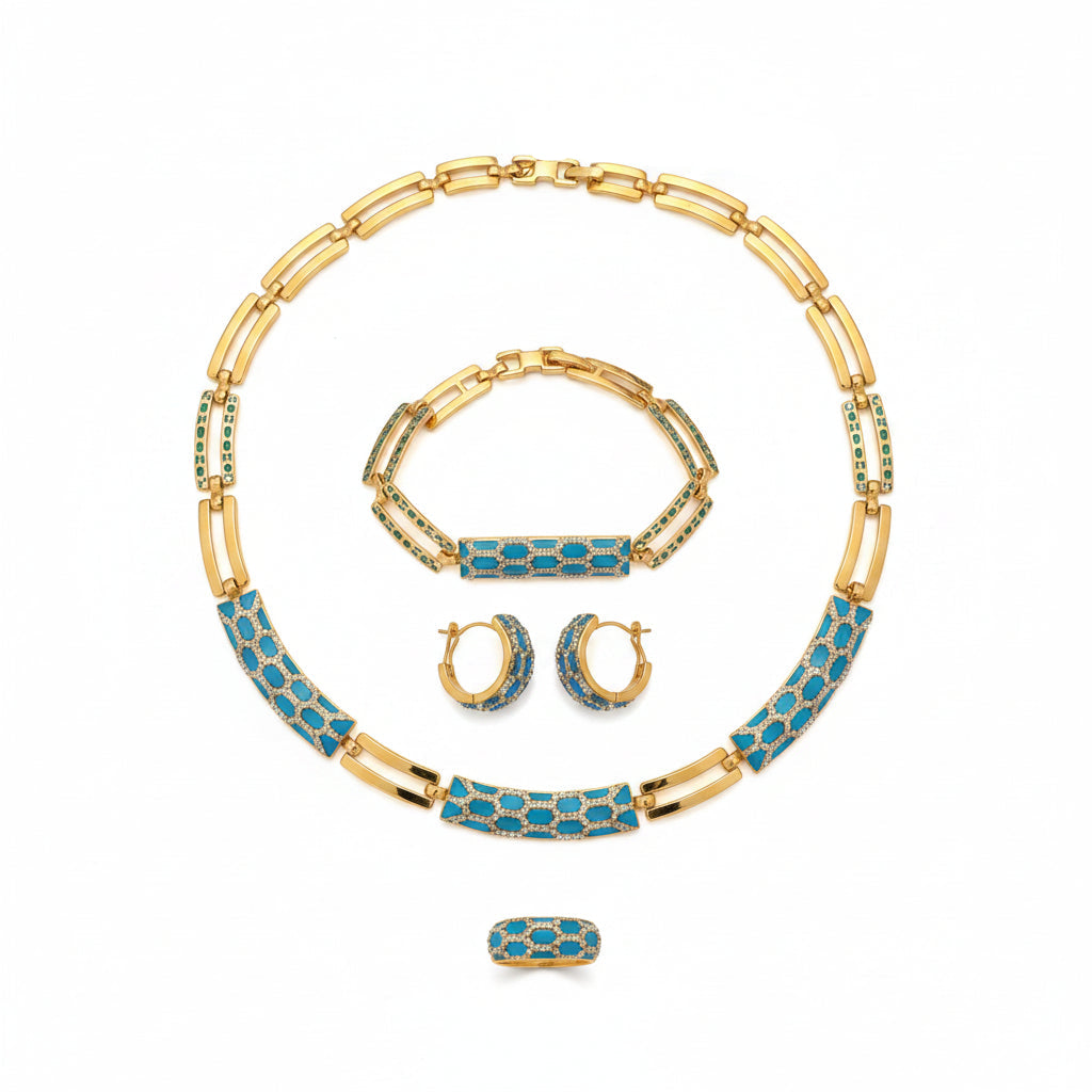 Elegant Jewelry Set BLU