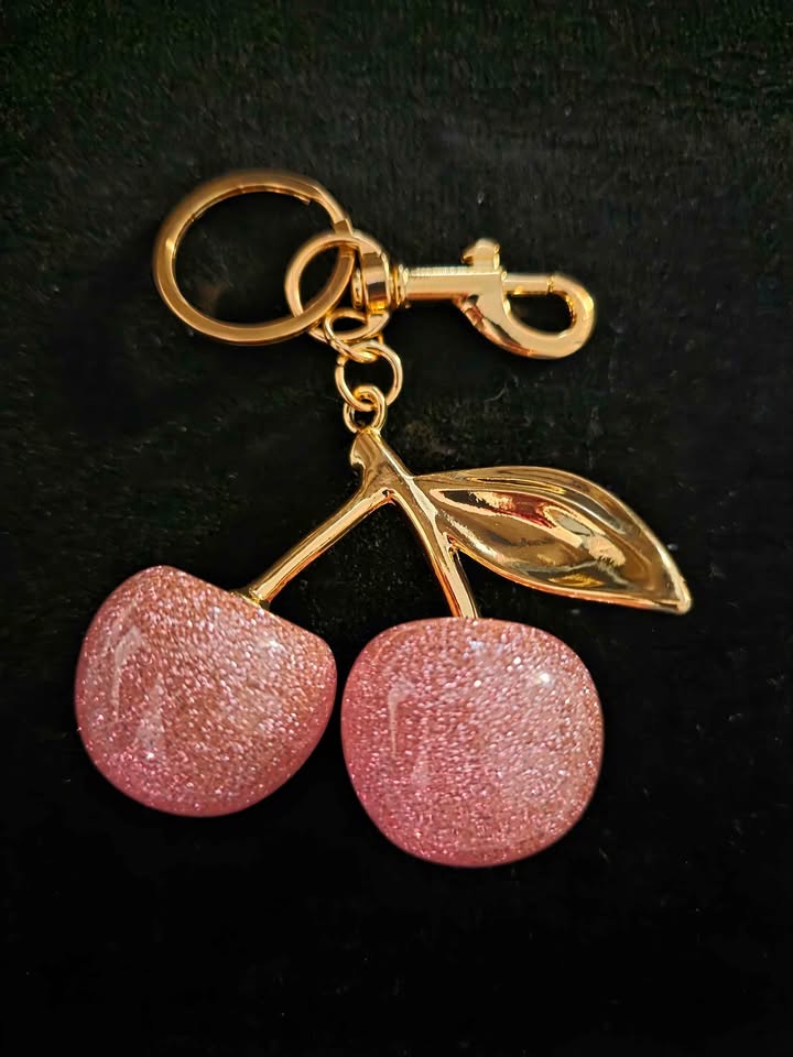 Bag Charm / Keychain cherry