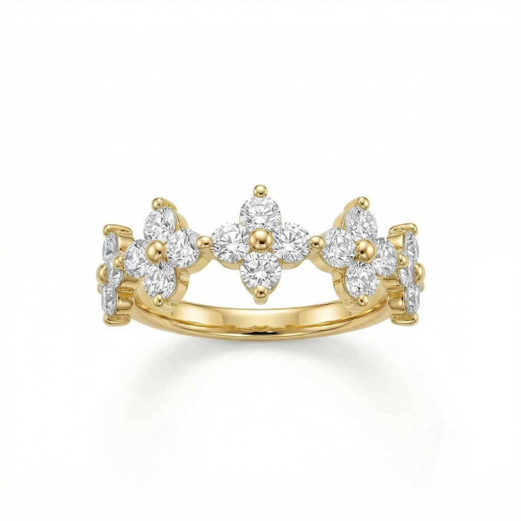 Floral Cluster Ring