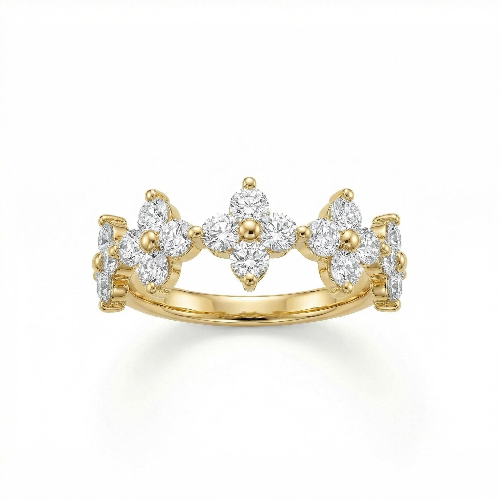 Floral Cluster Ring