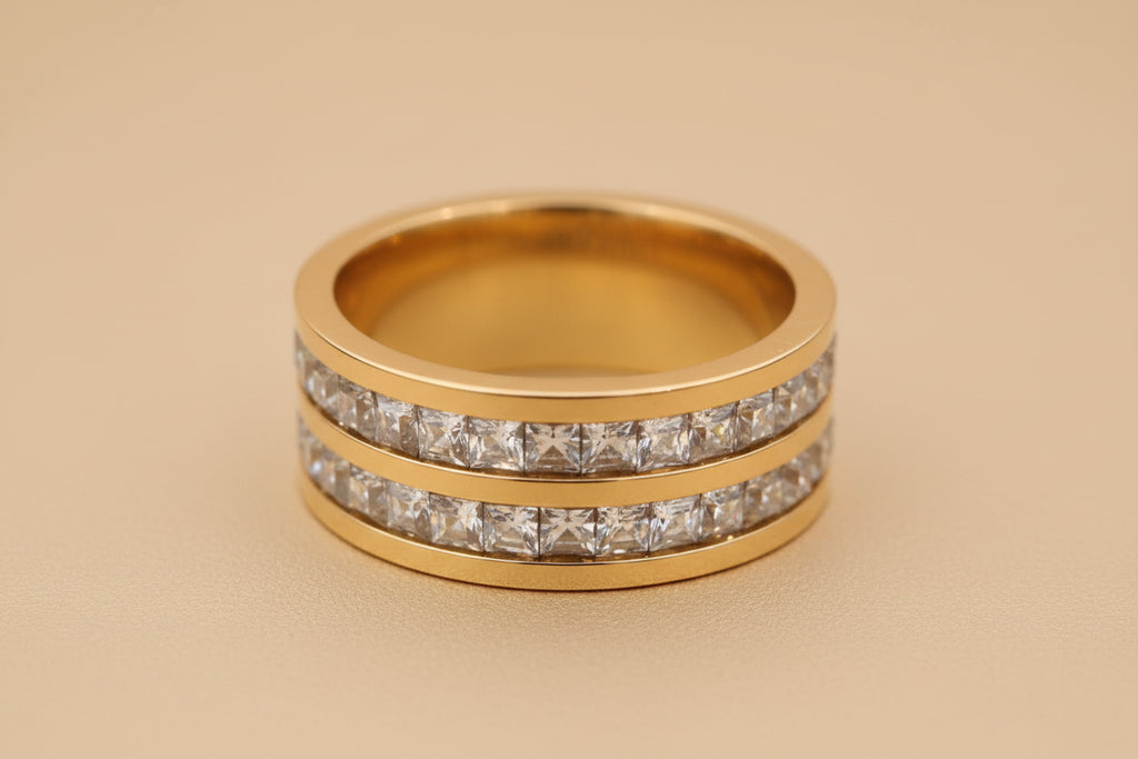 Unisex Double Layers Ring