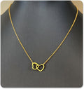 Double Heart Necklace