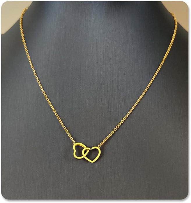 Double Heart Necklace