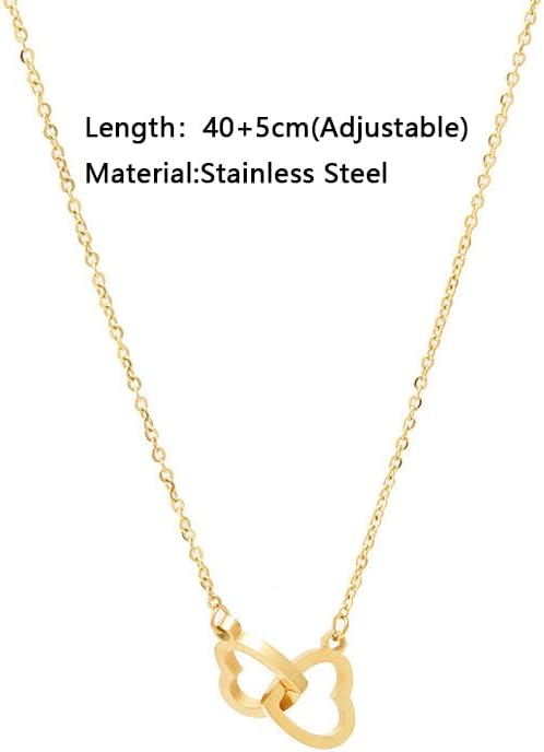 Double Heart Necklace