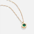 Emerald Crystal ROMAN Necklace