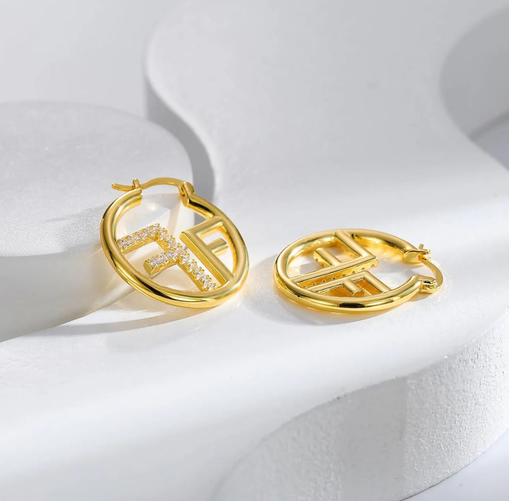 Double FF Earrings
