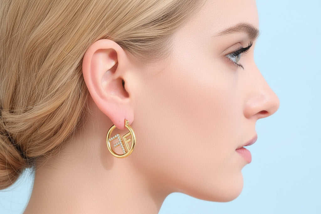 Double FF Earrings