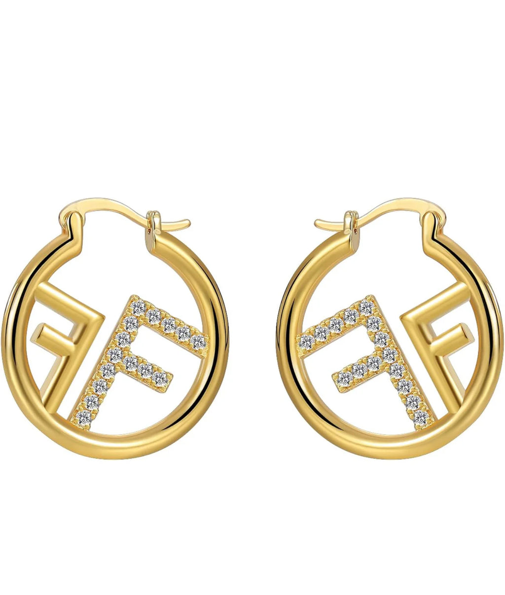 Double FF Earrings