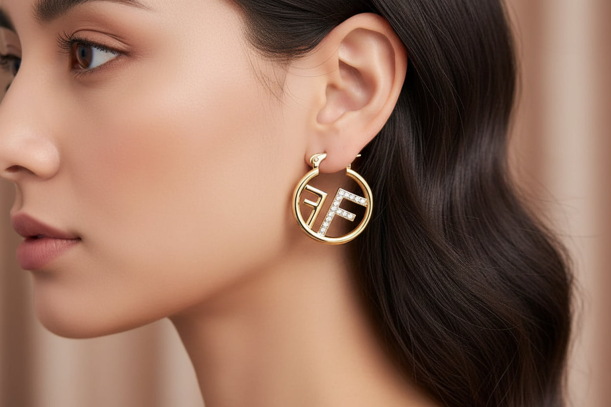 Double FF Earrings