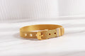 Elegant Watch Style Stainless Steel Bracelet – Women