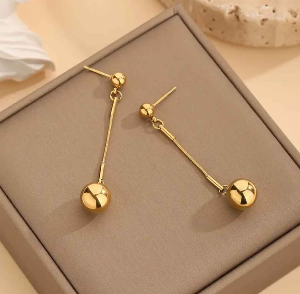 Round Beaded Ball  Mesh Chain Set