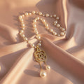 Y Fake Pearls Necklace