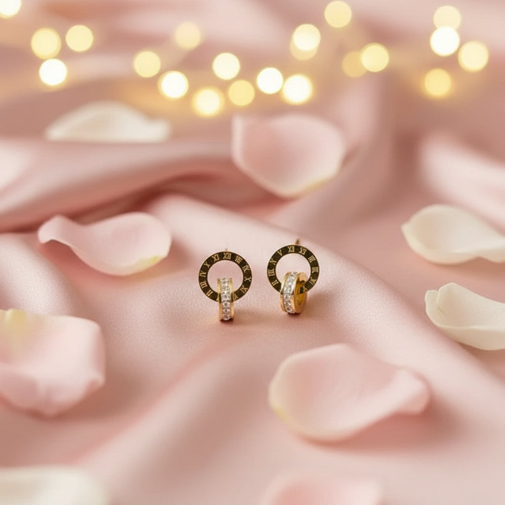 Roman Numeral Jewelry Set